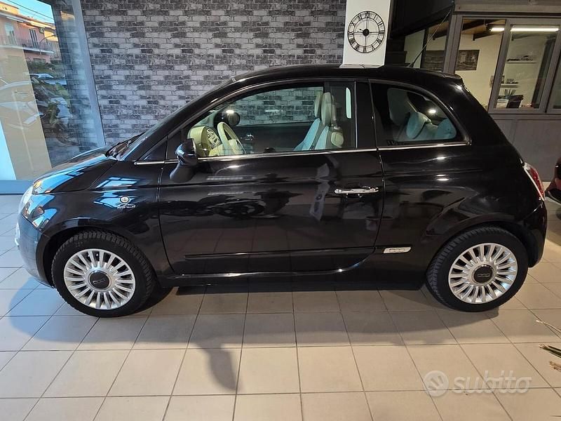 Usata Fiat 500 Lounge 69 CV (50 kW) 2010 Nero Berlina