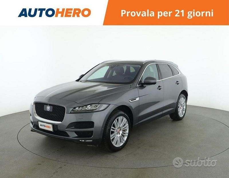 Usata Jaguar F-Pace Portfolio 180 CV (132 kW) 2018 Grigio SUV