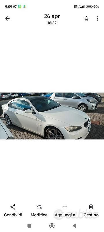 Usata BMW 320 2008 Bianco Coupé