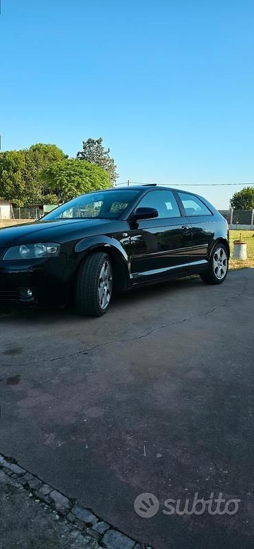 Usata Audi A3 105 CV (77 kW) 2007 Nero Utilitaria