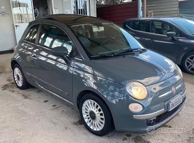 Usata Fiat 500 Lounge 95 CV (69 kW) 2010 Grigio Berlina