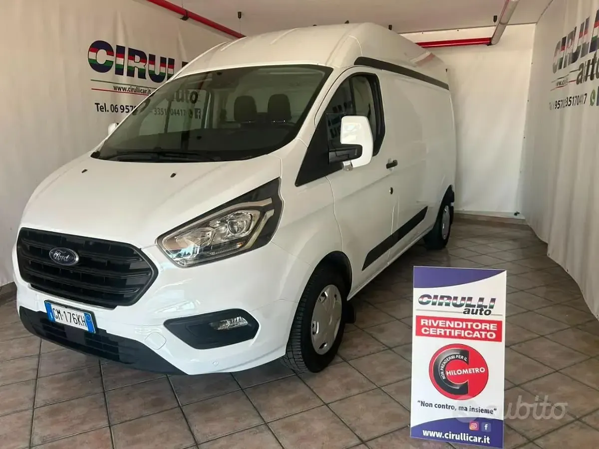 Usata Ford Transit Custom Trend 131 CV (96 kW) 2022 Bianco pastello Berlina