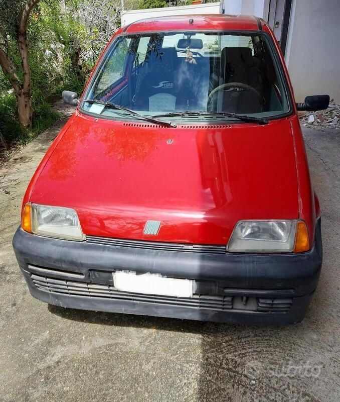 Usata Fiat Cinquecento 41 CV (30 kW) 1995 Rosso Utilitaria