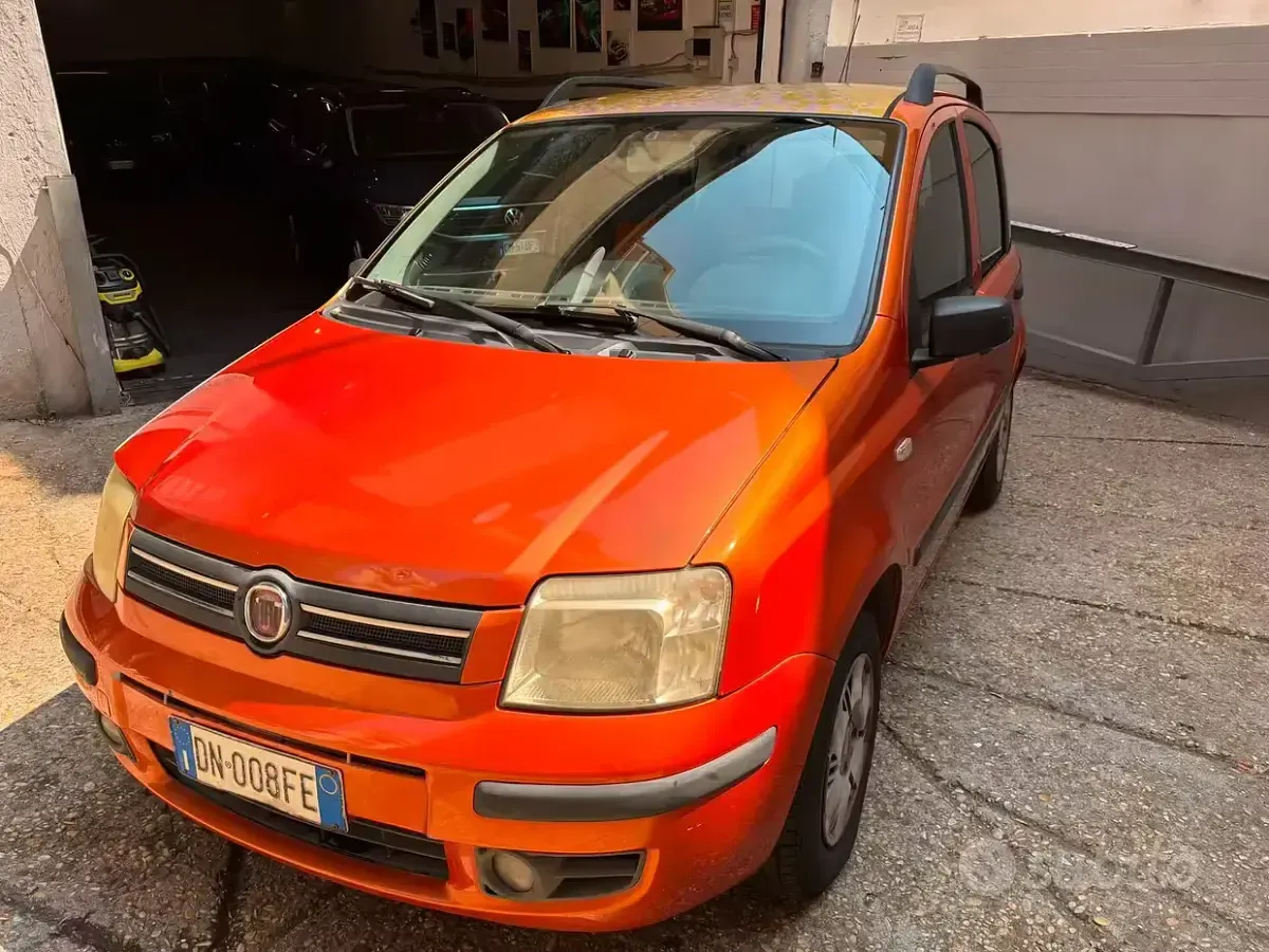 Usata Fiat Panda 60 CV (44 kW) 2008 Arancione Utilitaria