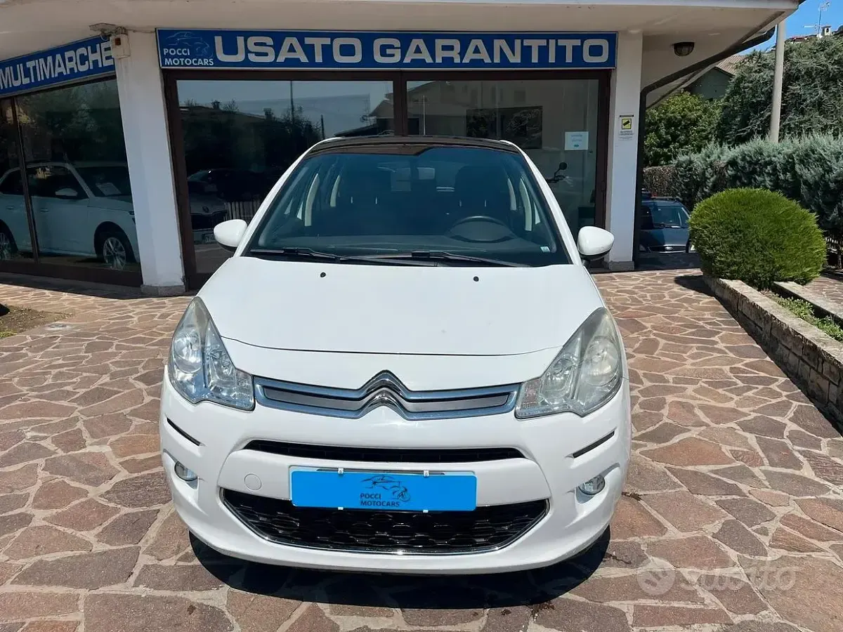Usata Citroën C3 Exclusive 68 CV (50 kW) 2015 Bianco Berlina