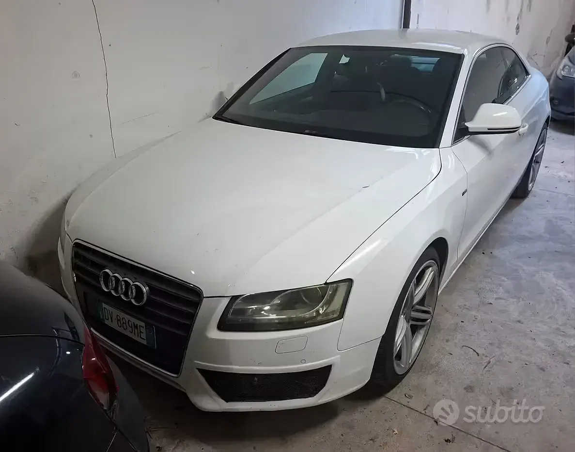 Usata Audi A5 190 CV (139 kW) 2009 Bianco Coupé