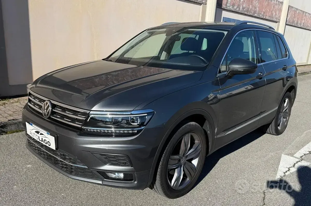 Usata VW Tiguan Advance 150 CV (110 kW) 2019 Grigio SUV