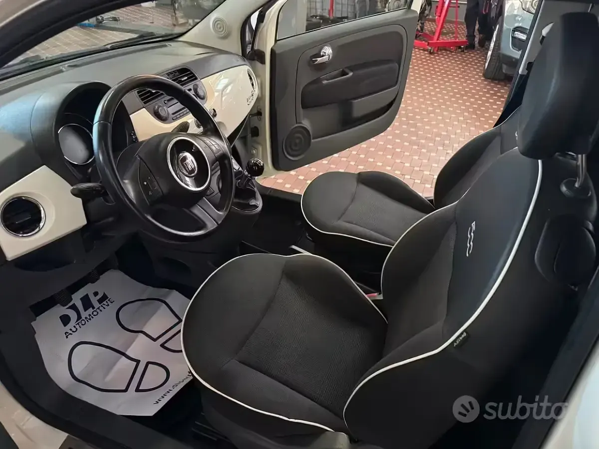 Usata Fiat 500C 69 CV (50 kW) 2015 Bianco Cabrio
