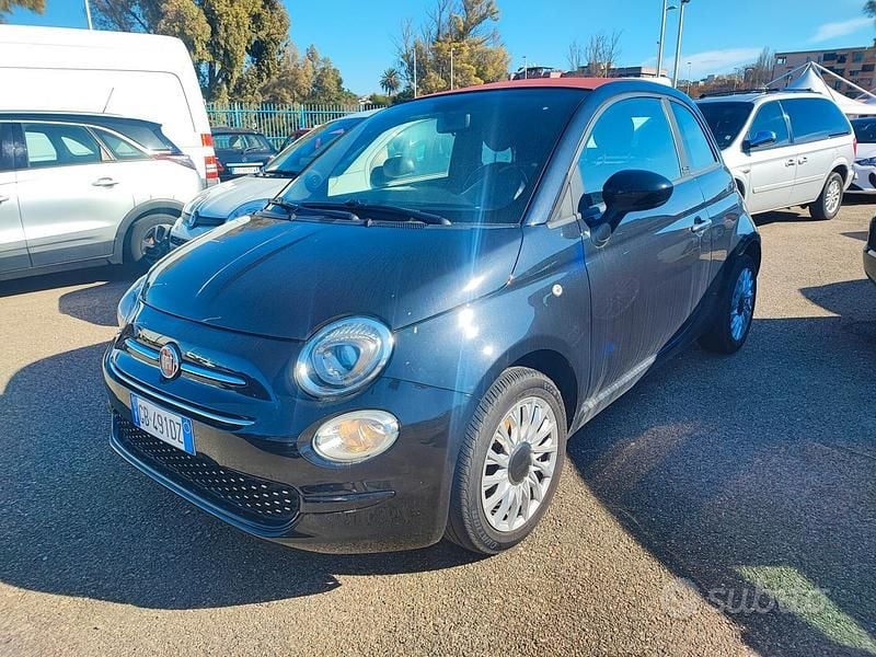 Usata Fiat 500C Lounge 69 CV (50 kW) 2020 Nero Cabrio