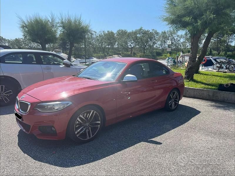 Usata BMW 220 184 CV (135 kW) 2014 Rosso Coupé