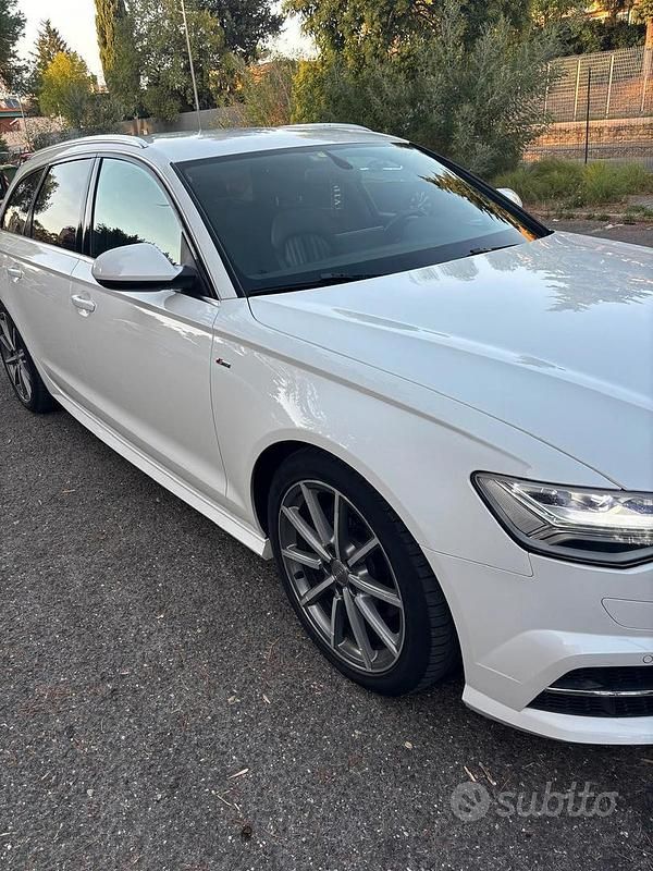 Usata Audi A6 S-Line 190 CV (139 kW) 2018 Bianco Station wagon