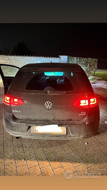 Usata VW Golf VII 110 CV (80 kW) 2014 Nero Berlina