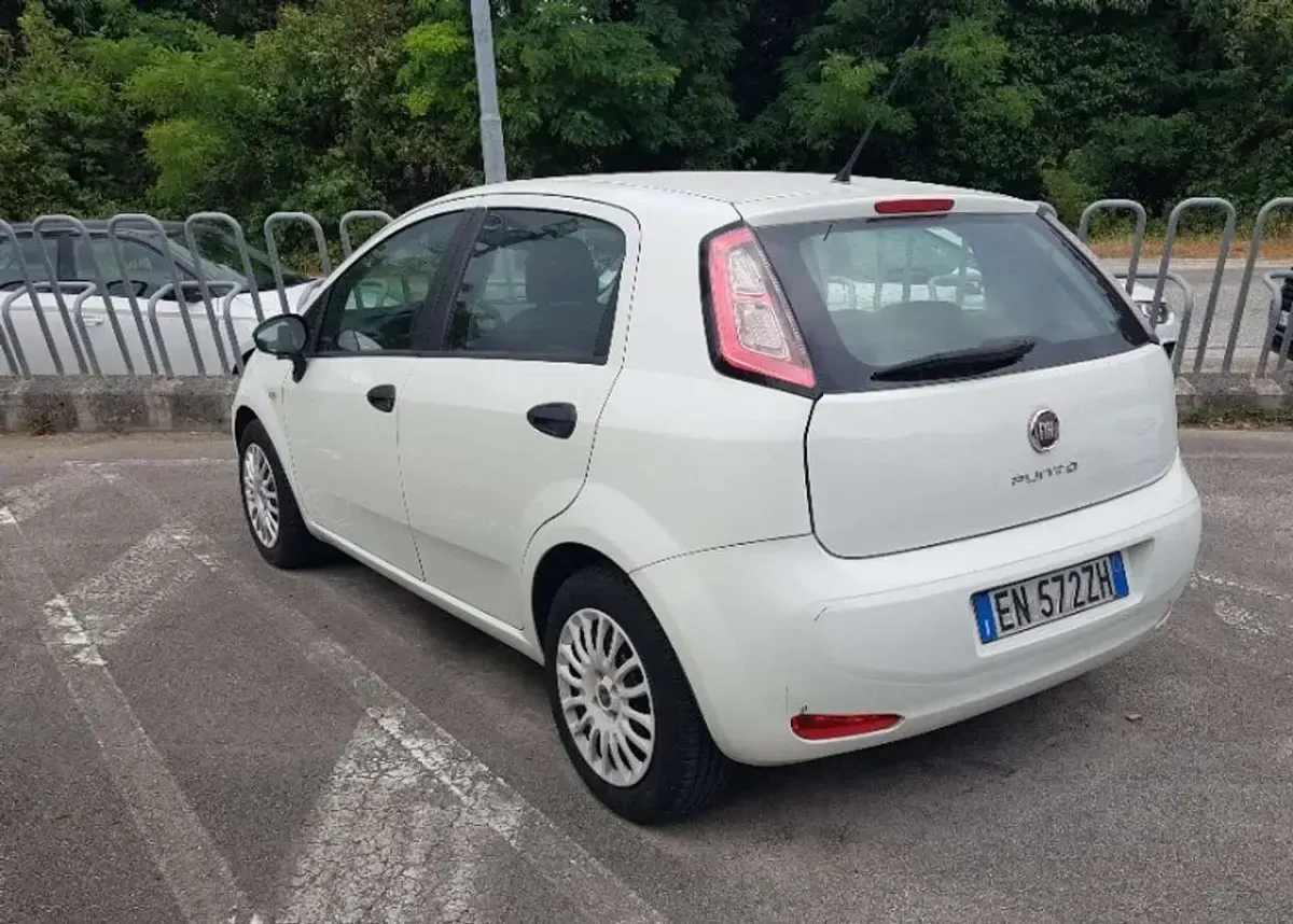 Usata Fiat Punto Pop 84 CV (61 kW) 2012 Bianco Utilitaria