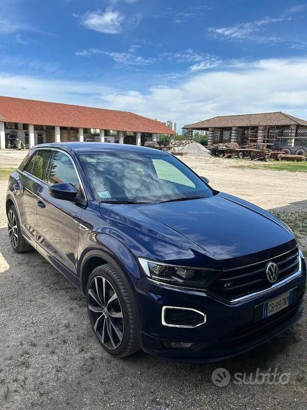 Usata VW T-Roc Advance 150 CV (110 kW) 2020 Blu SUV