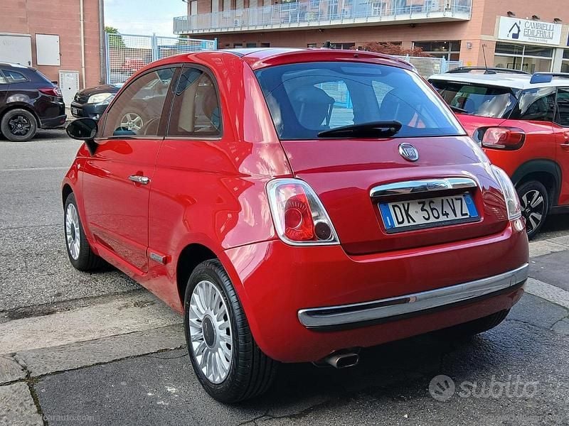 Usata Fiat 500 Lounge 100 CV (73 kW) 2007 Rosso Berlina