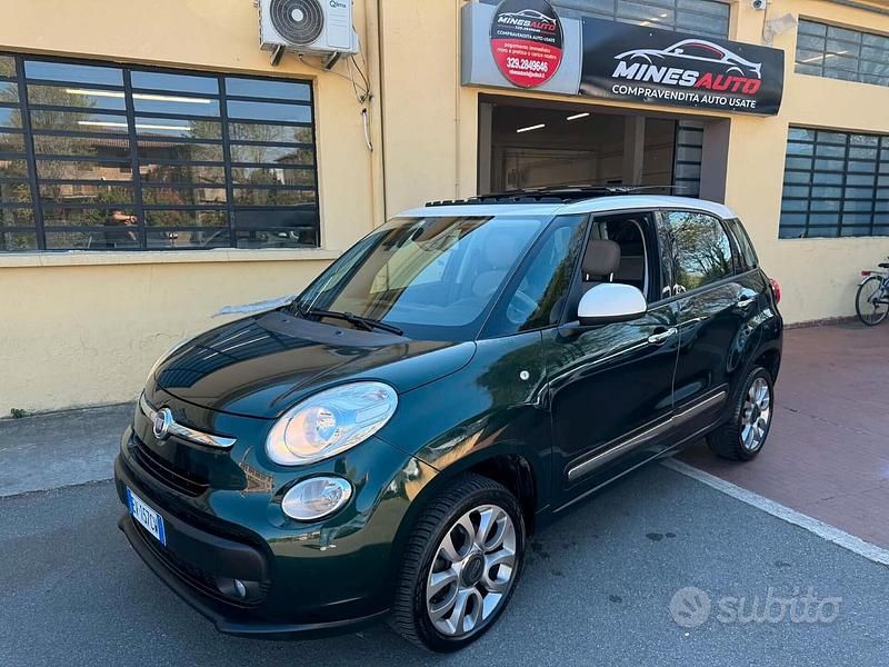 Usata Fiat 500L Lounge 80 CV (58 kW) 2014 Verde Monovolume