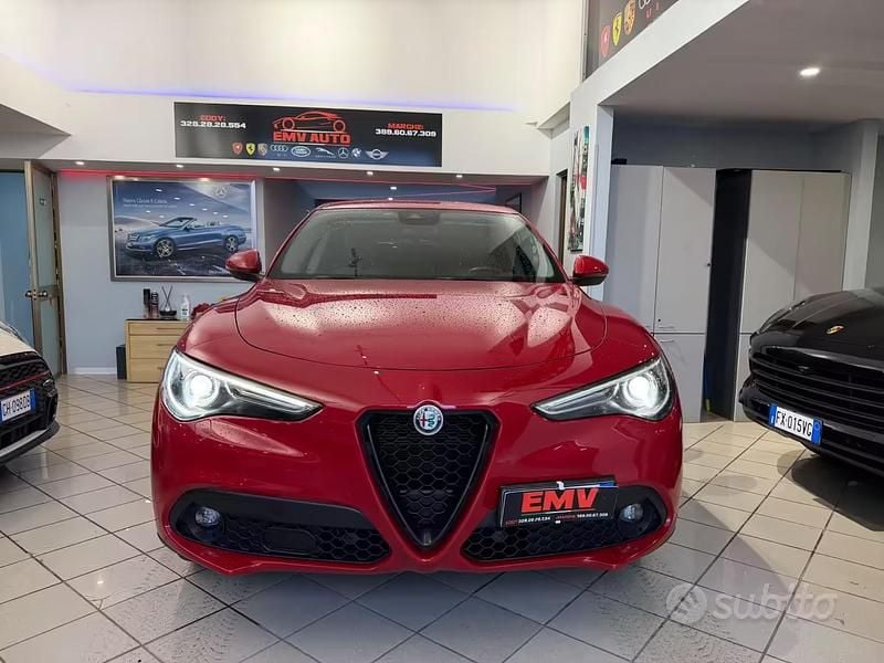 Usata Alfa Romeo Stelvio Ti 190 CV (139 kW) 2020 Rosso SUV