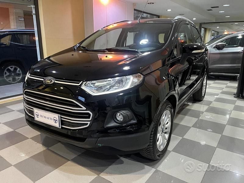 Nero Usata 2017 Ford Ecosport Titanium SUV | 12.999 € (Buon prezzo) - Immagine 1/4