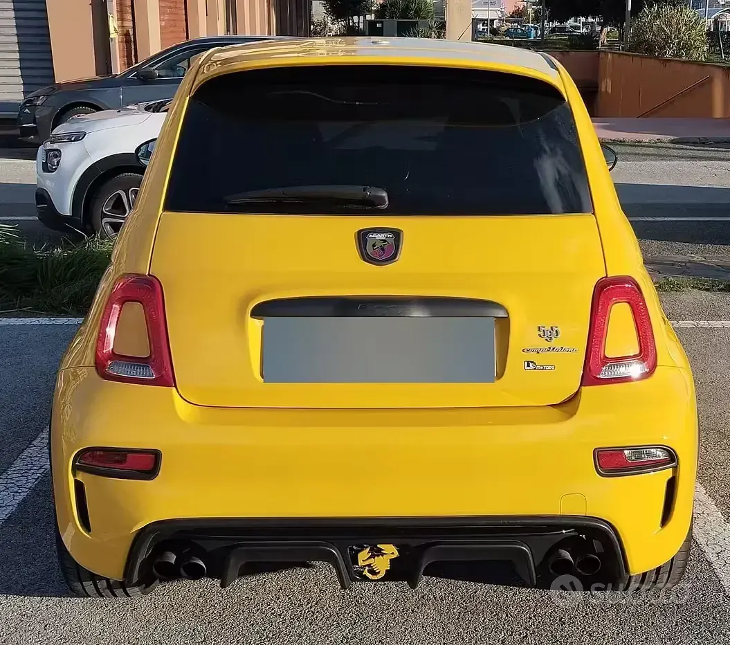 Usata Abarth 595 Competizione 180 CV (132 kW) 2018 Giallo Berlina