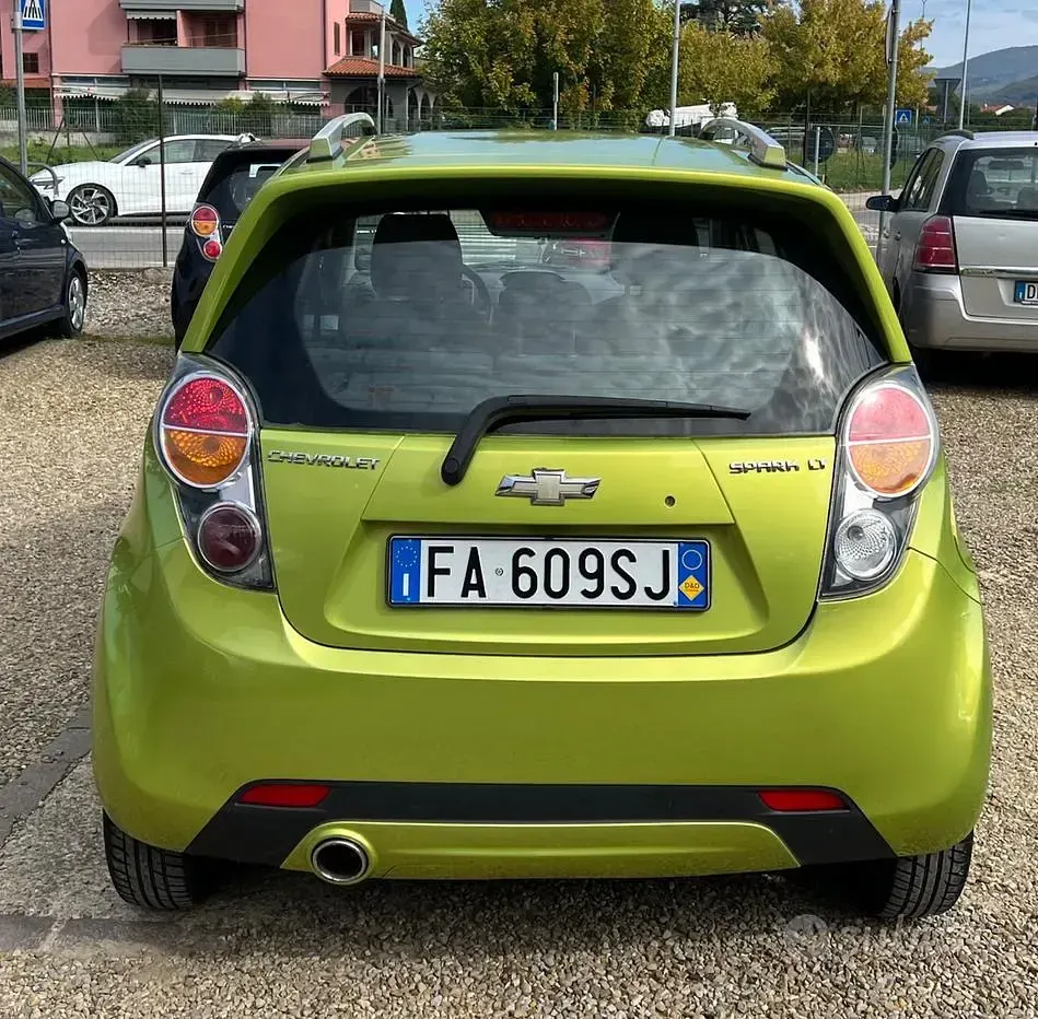 Usata Chevrolet Spark LS 79 CV (58 kW) 2011 Verde Utilitaria