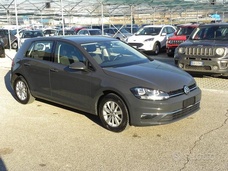 Usata VW Golf VII Trendline 86 CV (63 kW) 2019 Grigio Berlina