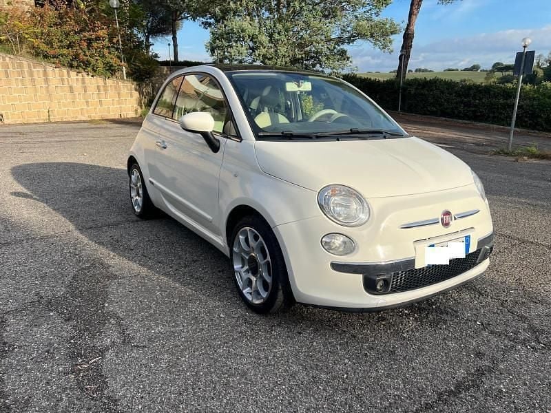 Bianco Usata 2015 Fiat 500 Lounge Cabrio | 6500 € (Super prezzo) - Immagine 1/4
