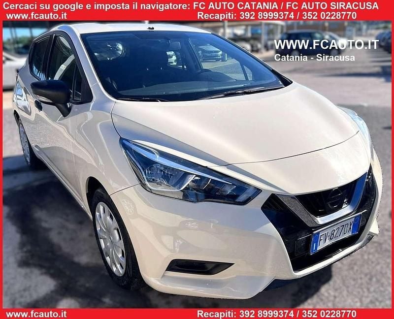 Beige Usata 2019 Nissan Micra Acenta Due volumi | 9500 € (Buon prezzo) - Immagine 1/4