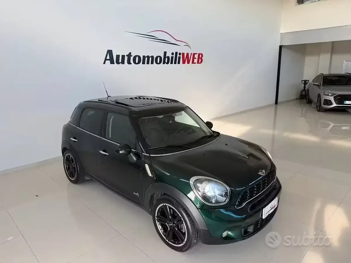 Usata Mini Cooper D Countryman 184 CV (135 kW) 2012 Verde SUV