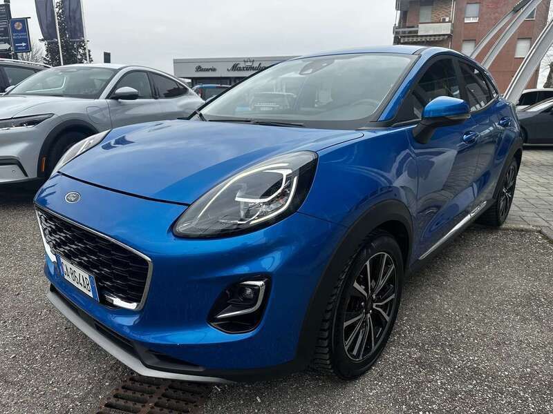 Usata Ford Puma Titanium S 125 CV (91 kW) 2021 Blu/azzurro SUV