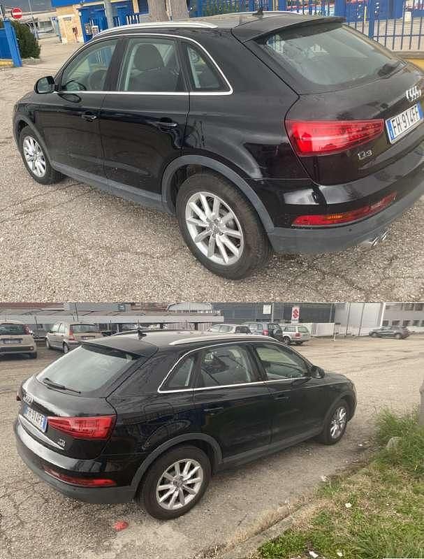 Käytetty Audi Q3 Ambiente 150 HP (110 kW) 2017 Musta Katumaasturi