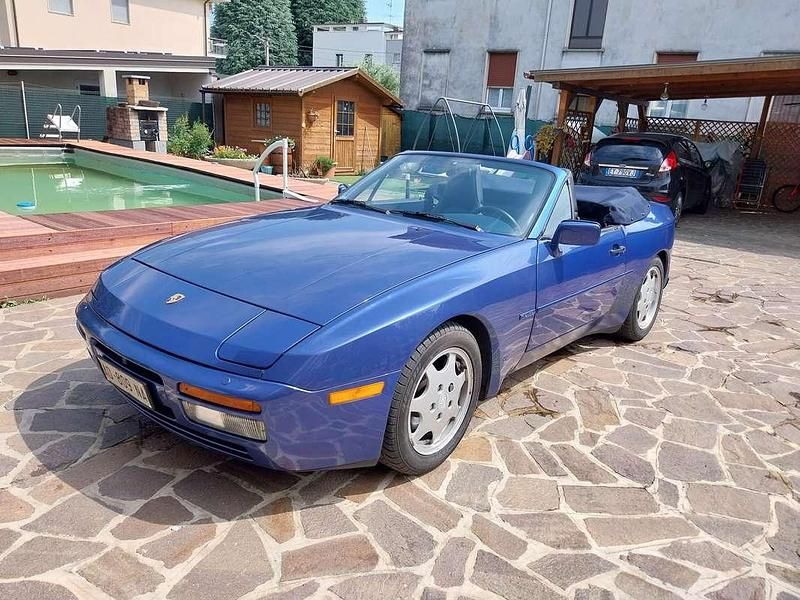Usata Porsche 944 211 CV (155 kW) 1991 Blu/azzurro Cabrio