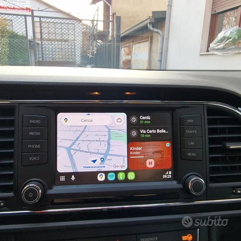 Usata Seat Leon Style 110 CV (80 kW) 2017 Grigio Berlina