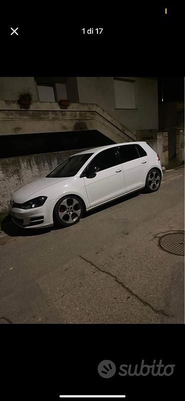 Usata VW Golf VII 90 CV (66 kW) 2016 Bianco Berlina