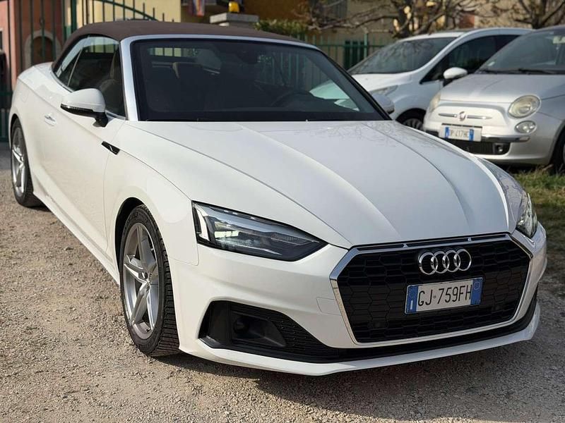 Usata Audi A5 Cabriolet 204 CV (150 kW) 2022 Bianco Cabrio