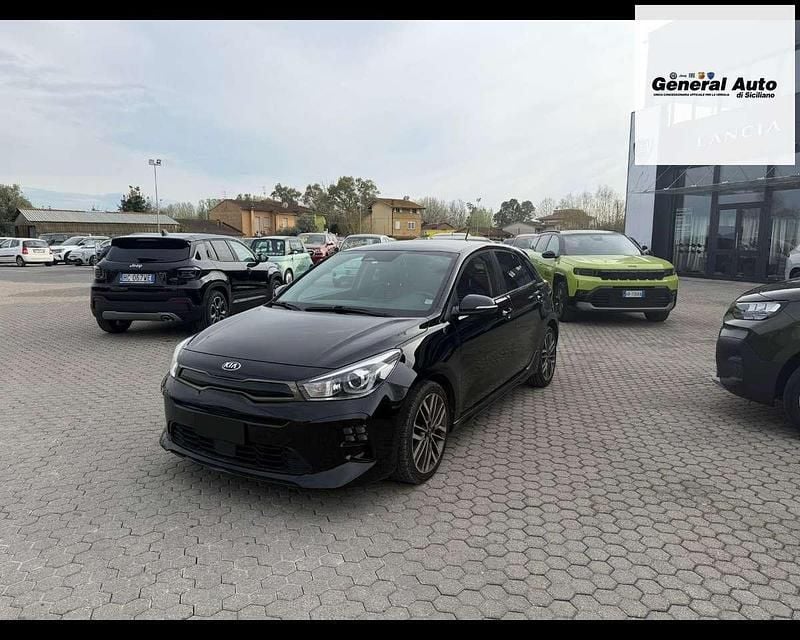 Usata Kia Rio GT-Line 101 CV (74 kW) 2021 Nero Utilitaria