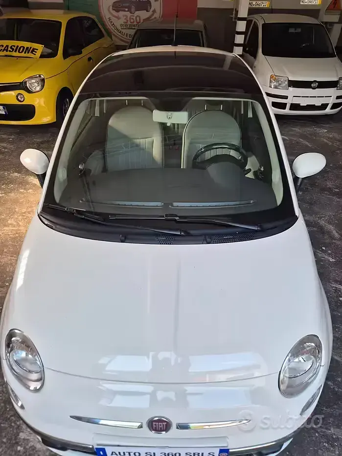 Usata Fiat 500 69 CV (50 kW) 2013 Bianco Berlina