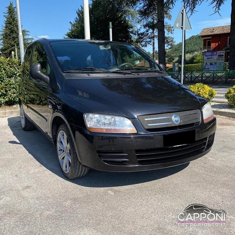Usata Fiat Multipla Active 103 CV (75 kW) 2004 Nero Monovolume