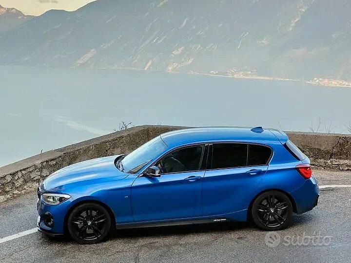 Usata BMW 120 M Performance 184 CV (135 kW) 2018 Blu Utilitaria