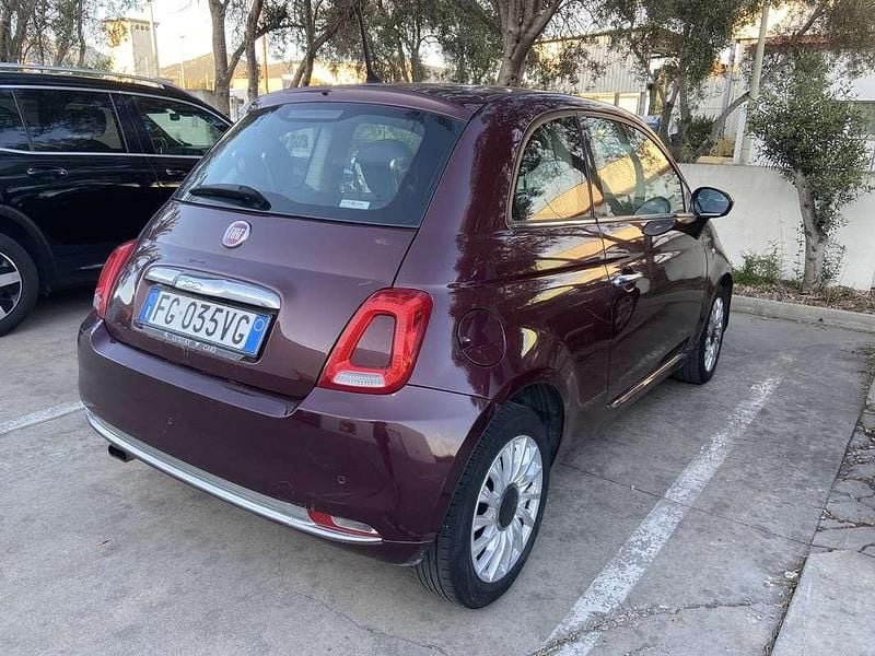 Usata Fiat 500 Lounge 95 CV (69 kW) 2017 Marrone Utilitaria