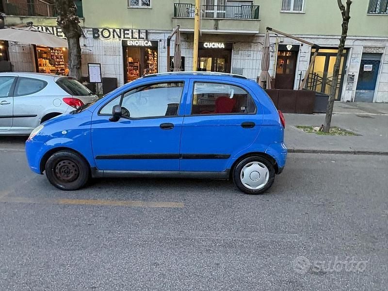 Usata Chevrolet Matiz 52 CV (38 kW) 2009 Blu Utilitaria