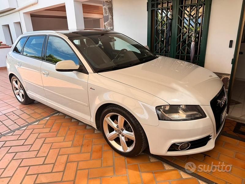 Usata Audi A3 S-Line 2012 Bianco Berlina