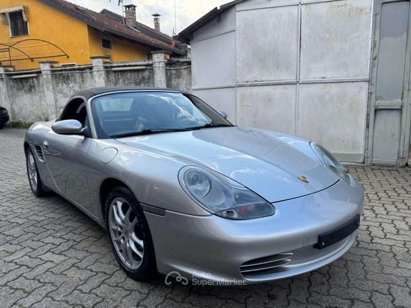 Usata Porsche Boxster 228 CV (167 kW) 2004 Argento Cabrio