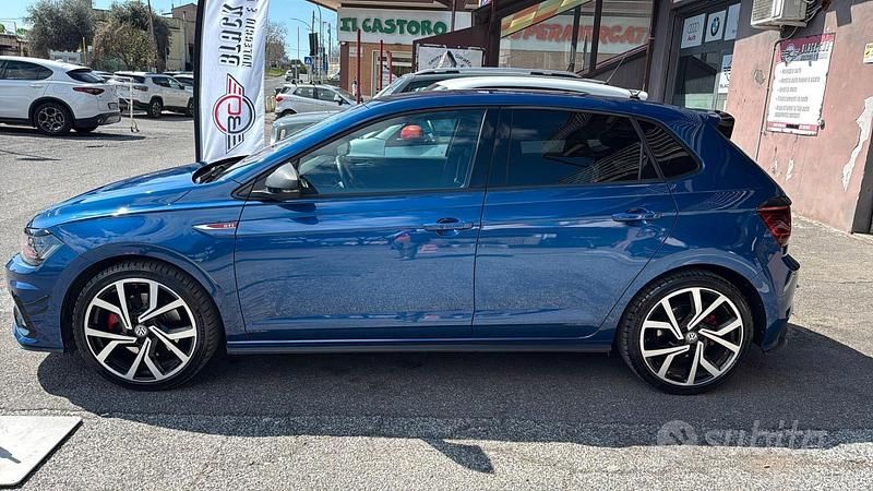 Usata VW Polo GTI 200 CV (147 kW) 2019 Blu Utilitaria