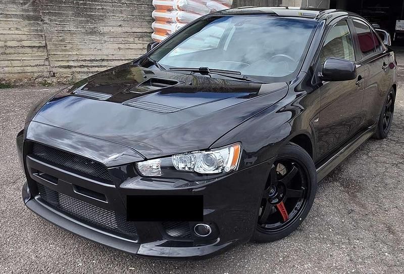 Usata Mitsubishi Lancer 295 CV (216 kW) 2010 Nero Berlina