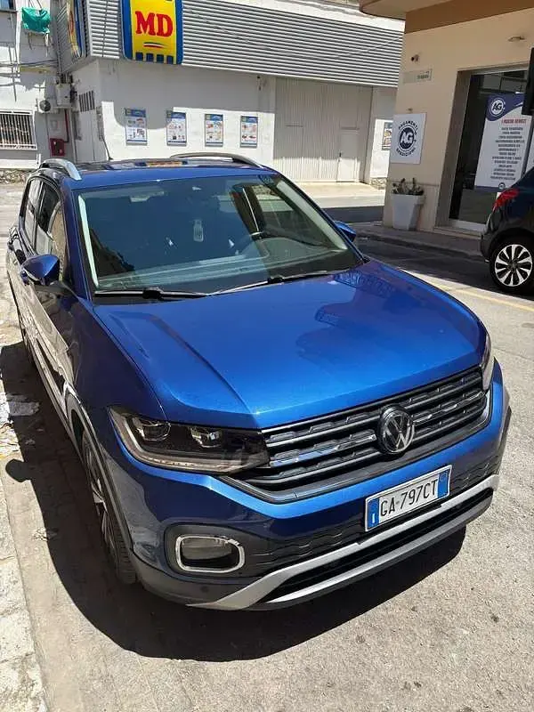 Usata VW T-Cross Advance 116 CV (85 kW) 2020 Blu SUV