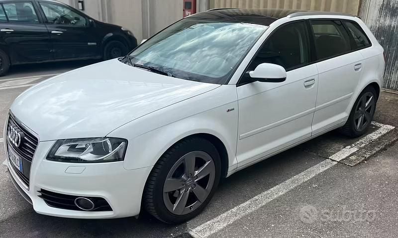 Usata Audi A3 120 CV (88 kW) 2012 Bianco Utilitaria