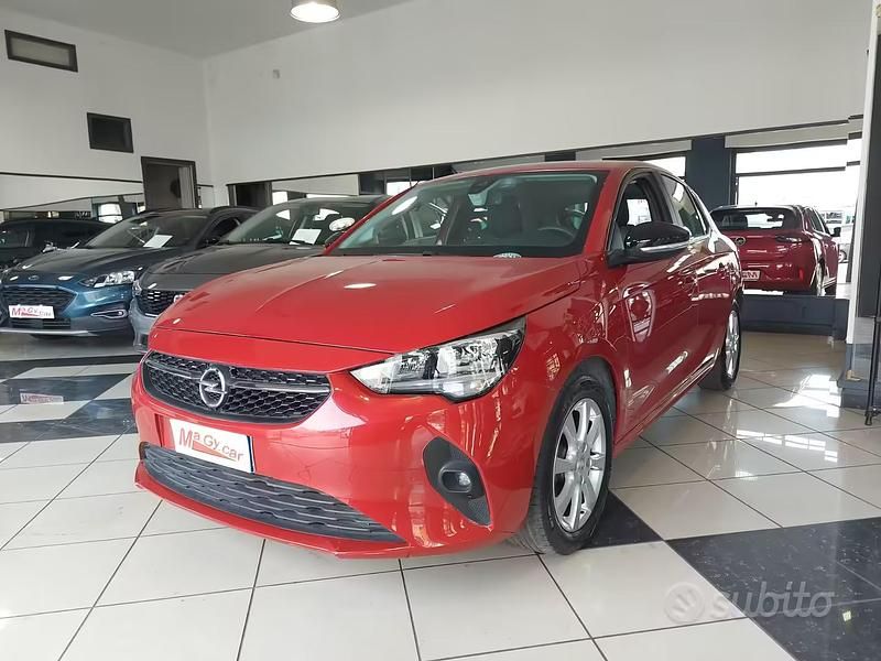 Usata Opel Corsa Edition 75 CV (55 kW) 2021 Rosso Utilitaria