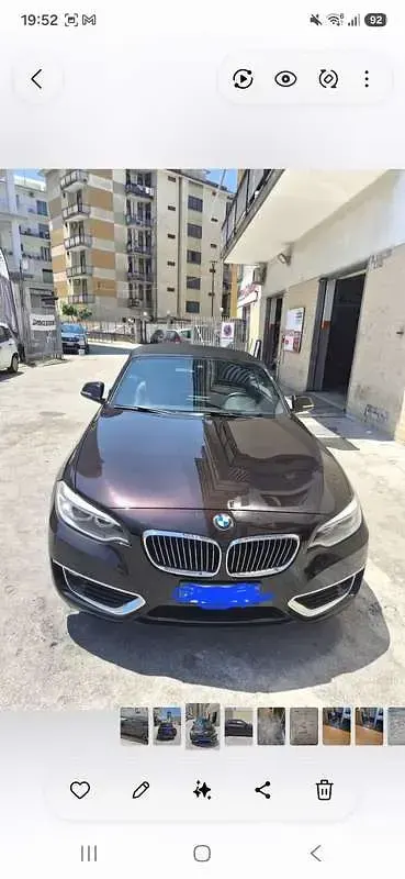 Usata BMW 220 Luxury Line 190 CV (139 kW) 2016 Cabrio