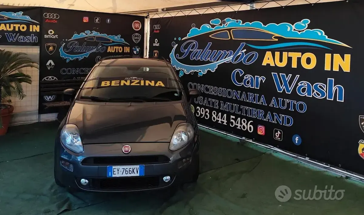 Usata Fiat Punto Evo Lounge 69 CV (50 kW) 2015 Grigio Utilitaria