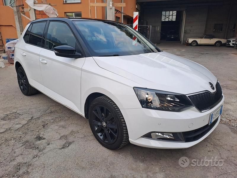 Usata Skoda Fabia 90 CV (66 kW) 2016 Bianco Berlina